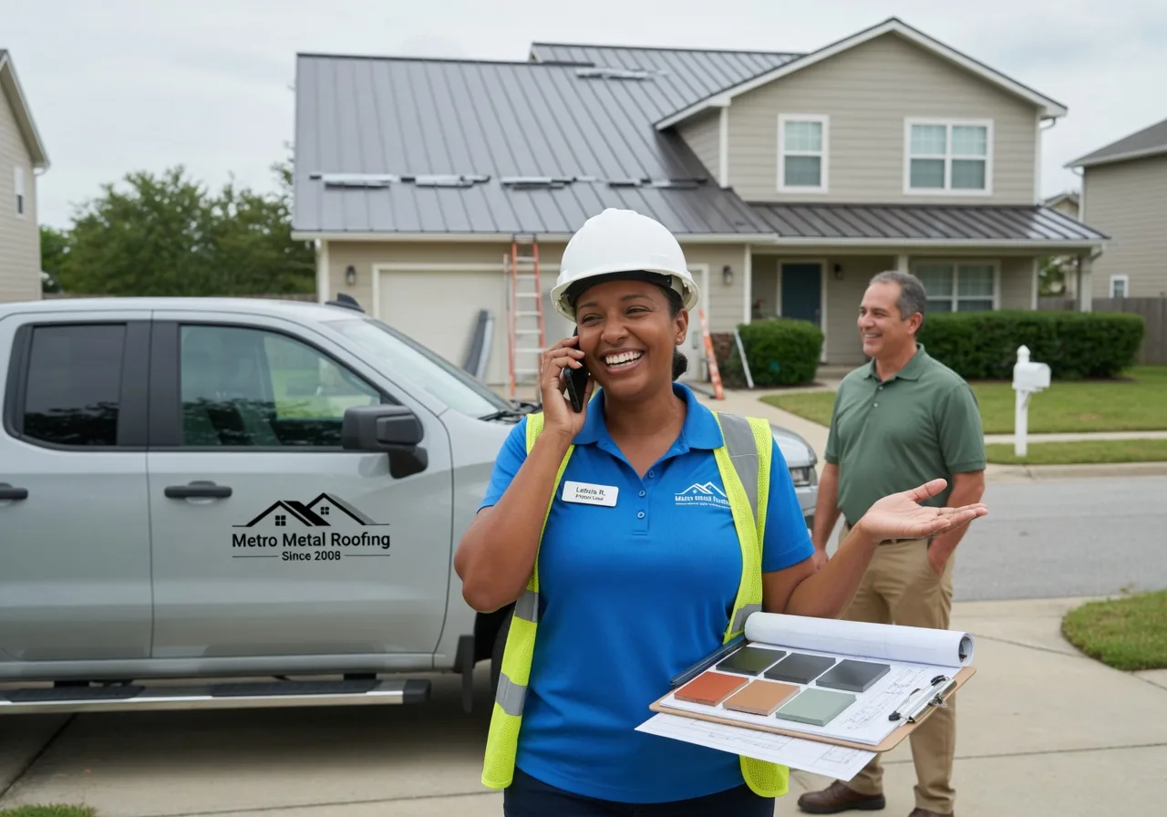 Storm Damage Metal Roof Repair in Hanna City, IL